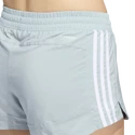 Damesshort adidas  Pacer Woven 3-Stripes Magic Grey