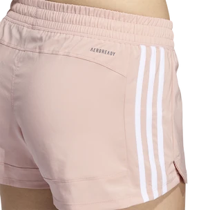 Damesshort adidas  Pacer Woven 3-Stripes Wonder Mauve