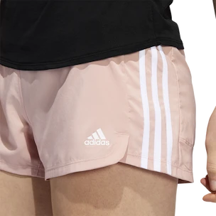Damesshort adidas  Pacer Woven 3-Stripes Wonder Mauve