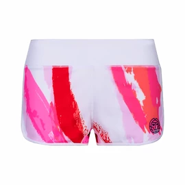 Damesshort BIDI BADU Hulda Tech 2 In 1 Shorts White/Red