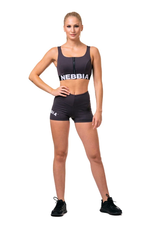 Damesshort Nebbia Hero Classic short high waist marron XS