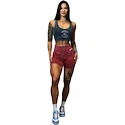 Damesshort Nebbia NEBBIA x OLYMPIA Washed High Waisted Leggings Shorts HERITAGE 780 red
