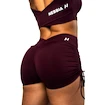 Damesshort Nebbia STRONG BEAUTY Lace-Up Sculpting Shorts OWN YOUR POWER 429 dark red
