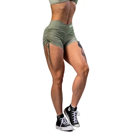 Damesshort Nebbia STRONG BEAUTY Lace-Up Sculpting Shorts OWN YOUR POWER 429 light green