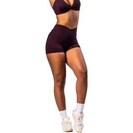Damesshort Nebbia STRONG BEAUTY V-shaping Belt Shorts 428 dark red