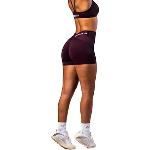 Damesshort Nebbia STRONG BEAUTY V-shaping Belt Shorts 428 dark red