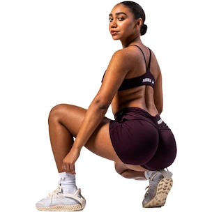 Damesshort Nebbia STRONG BEAUTY V-shaping Belt Shorts 428 dark red