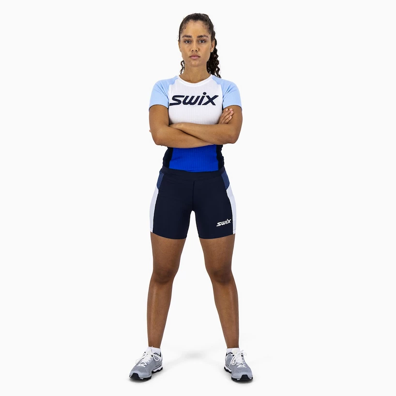 Damesshort Swix  Motion Premium Dark Navy/Lake Blue