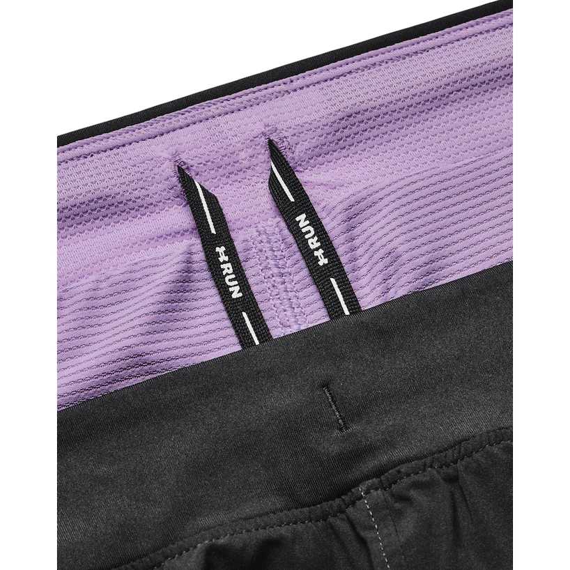 Damesshort Under Armour  Iso-Chill Run 2N1 Short-GRY