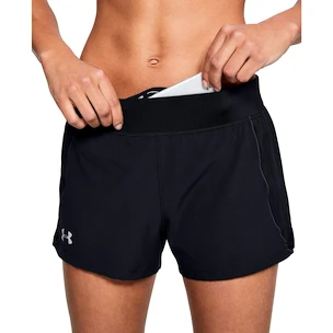 Damesshort Under Armour  Qualifier Speedpocket Short black XS