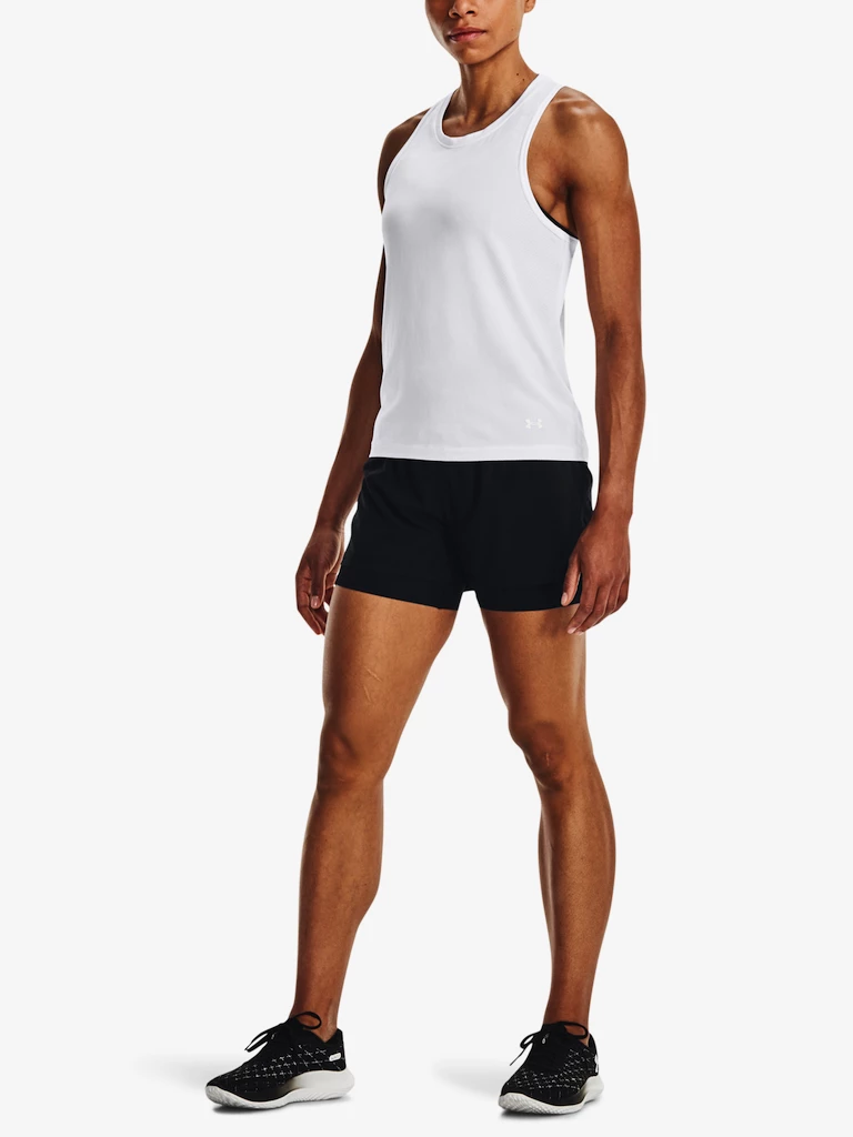 Damesshort Under Armour  RUN STAMINA 2IN1 SHORT-BLK