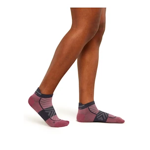 Damessokken Icebreaker Merino Run+ Ultralight Micro Deco/Graphite  L