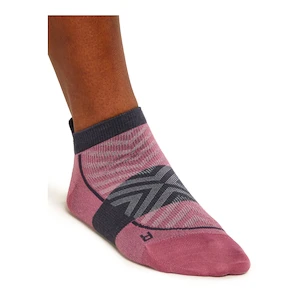 Damessokken Icebreaker Merino Run+ Ultralight Micro Deco/Graphite  L