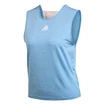Damestop adidas  Camo Tank Primeblue Light Blue