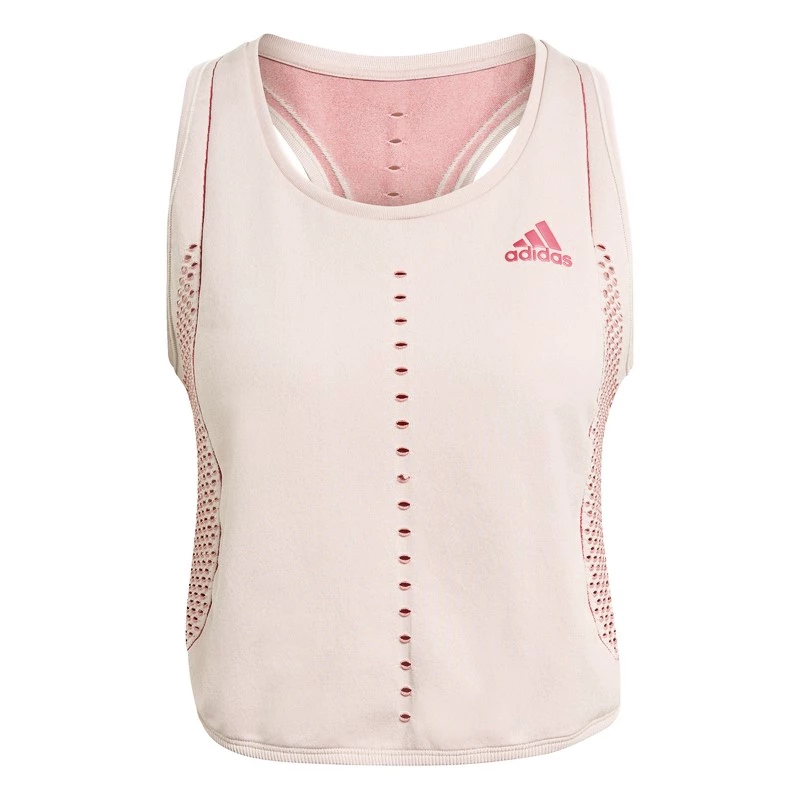 Damestop adidas  PK Primeblue Tank Crema White