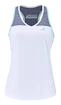 Damestop Babolat  Play Tank Top Women White/Blue