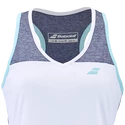 Damestop Babolat  Play Tank Top Women White/Blue