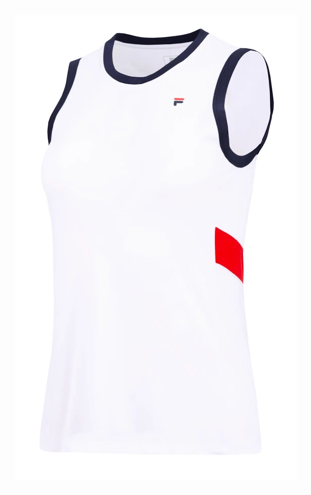 Damestop Fila  Top Lissy White/Navy S