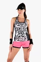 Damestop Hydrogen  Chrome Tech Tank Top Black/White