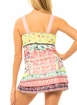 Damestop Lucky in Love Patch Me Tank w/Bra Melon