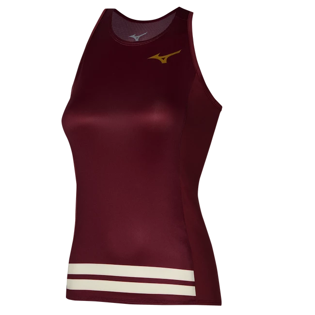 Damestop Mizuno  Printed Tank Cabernet