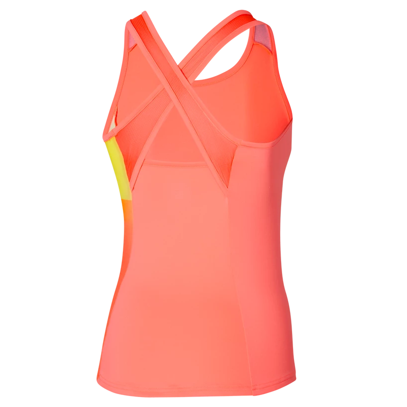 Damestop Mizuno  Release Printed Tank Candy Coral