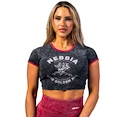 Damestop Nebbia NEBBIA x OLYMPIA Washed Crop Top GOLDEN AGE 782 black