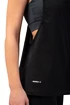 Damestop Nebbia  Sleeveless Loose Cross Back Tank Top "Feeling Good" 419 Black
