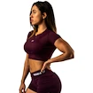 Damestop Nebbia STRONG BEAUTY Open-back Cropped Top 430 dark red