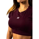 Damestop Nebbia STRONG BEAUTY Open-back Cropped Top 430 dark red