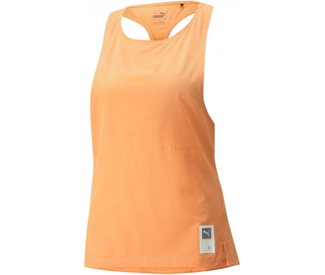 Damestop Puma  Run First Mile Tank Deep Apricot