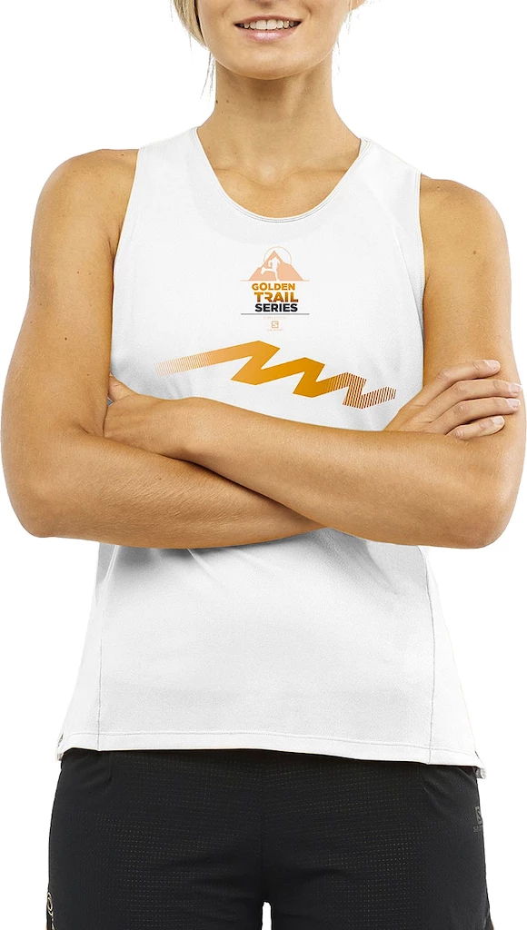 Damestop Salomon  Sense Aero Tank White/Capsule