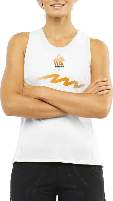 Damestop Salomon  Sense Aero Tank White/Capsule