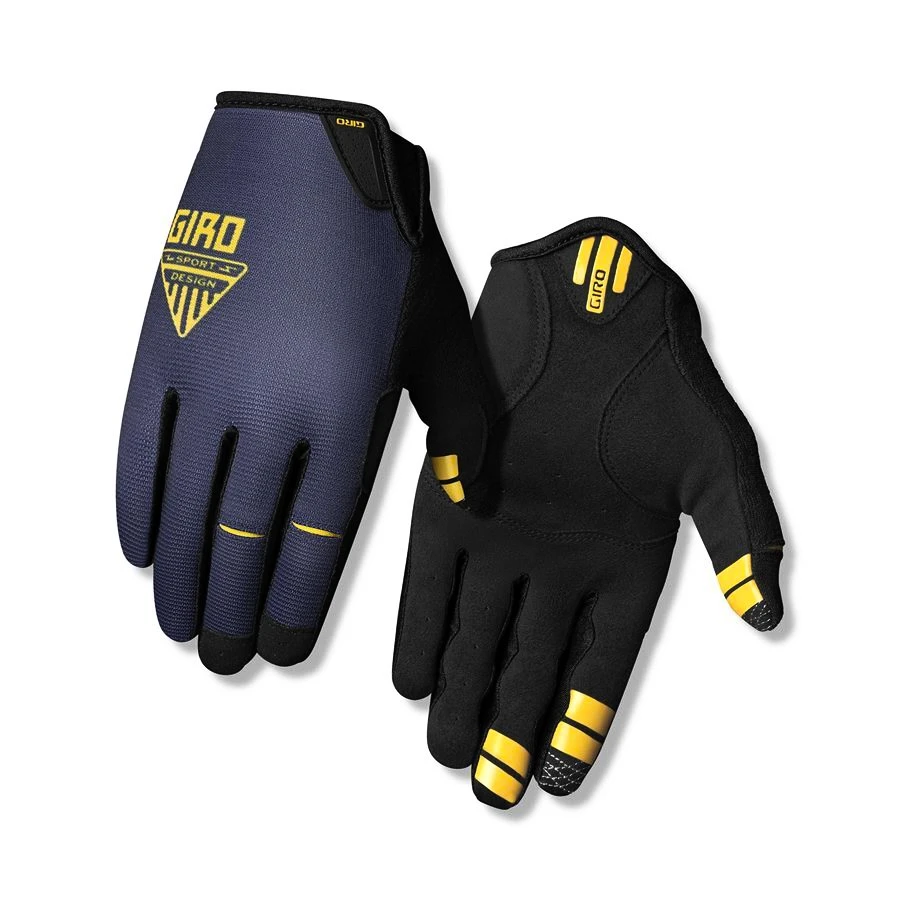 Fietshandschoenen Giro DND  Dark Shark/Spectra Yellow
