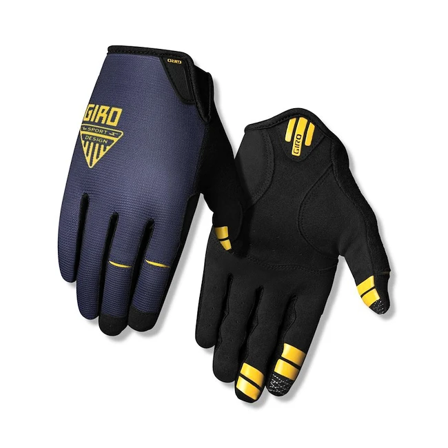 Fietshandschoenen Giro DND  Dark Shark/Spectra Yellow