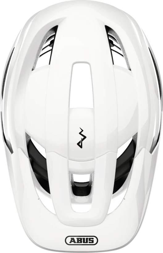 Fietshelm Abus Cliffhanger Shiny White