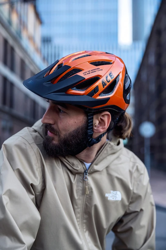 Fietshelm Abus Urban-I 3.0 Ace Goldfish Orange
