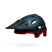 Fietshelm Bell  Super DH Spherical Mat Blue/Crimson