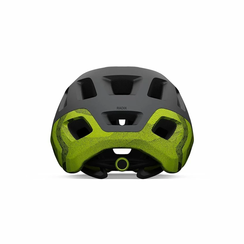 Fietshelm Giro   Radix Mat Metalic Black/Lime  M