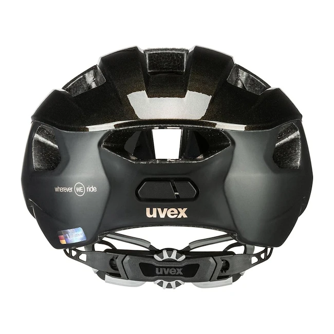 Fietshelm Uvex Rise CC Black Goldflakes We (S4100340100)