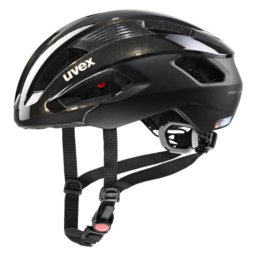 Fietshelm Uvex Rise CC Black Goldflakes We (S4100340100)