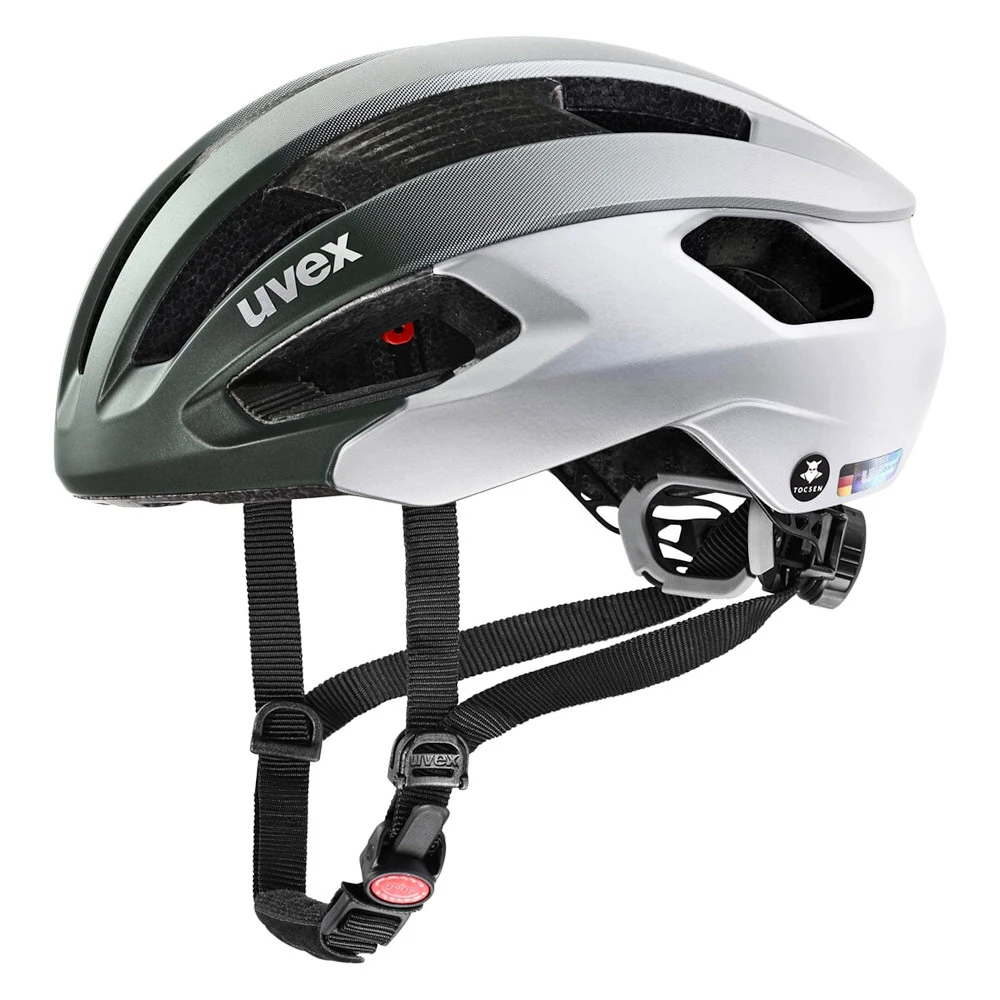 Fietshelm Uvex Rise CC Tocsen Irish Green-Silver M (S4100910200) 52 - 56 cm