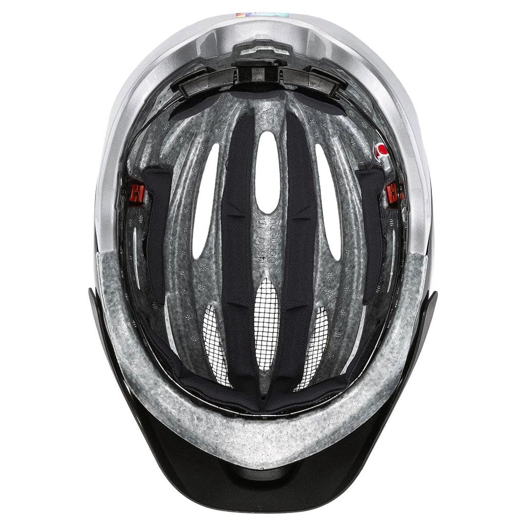 Fietshelm Uvex True Black-Silver (S4100530500)