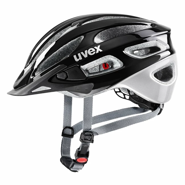 Fietshelm Uvex True Black-Silver (S4100530500)