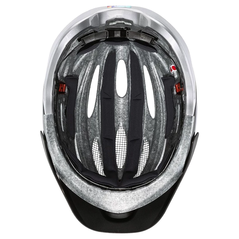 Fietshelm Uvex True Black-Silver (S4100530500)