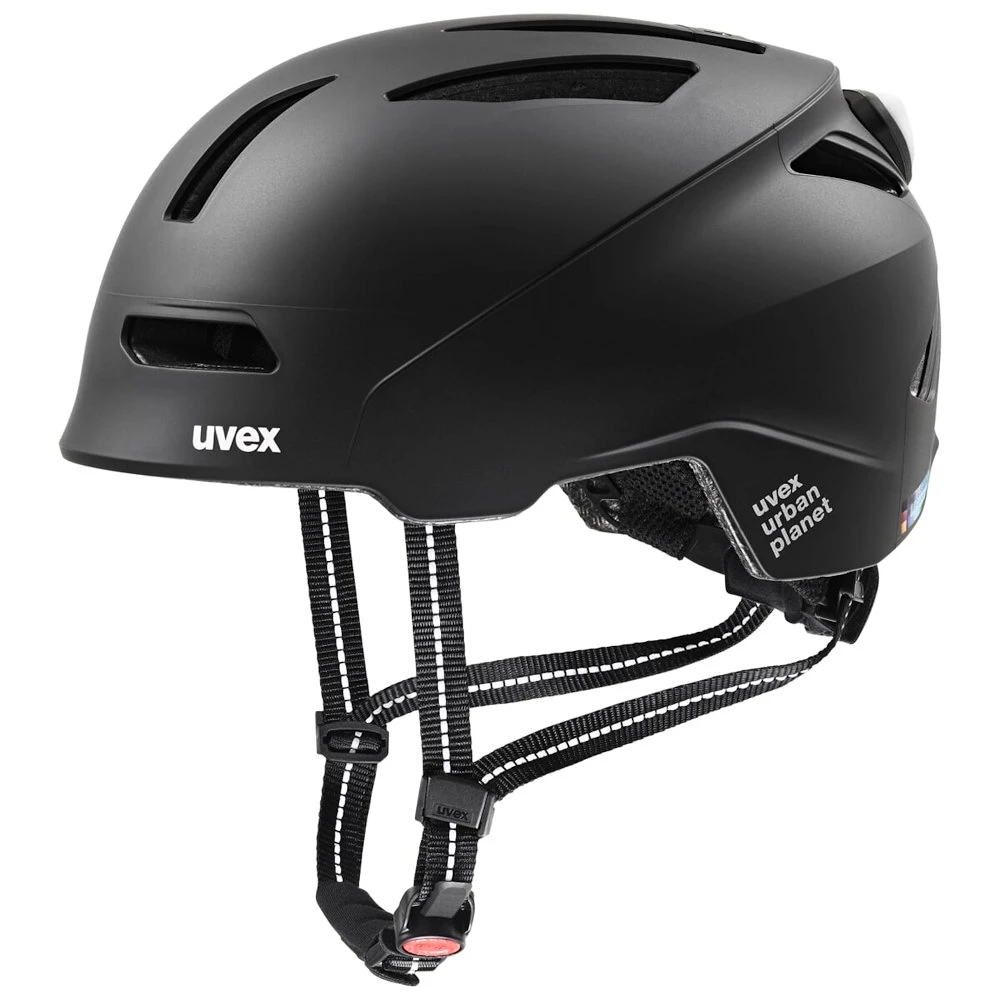 Fietshelm Uvex Urban Planet LED Black Matt (S4100650100)