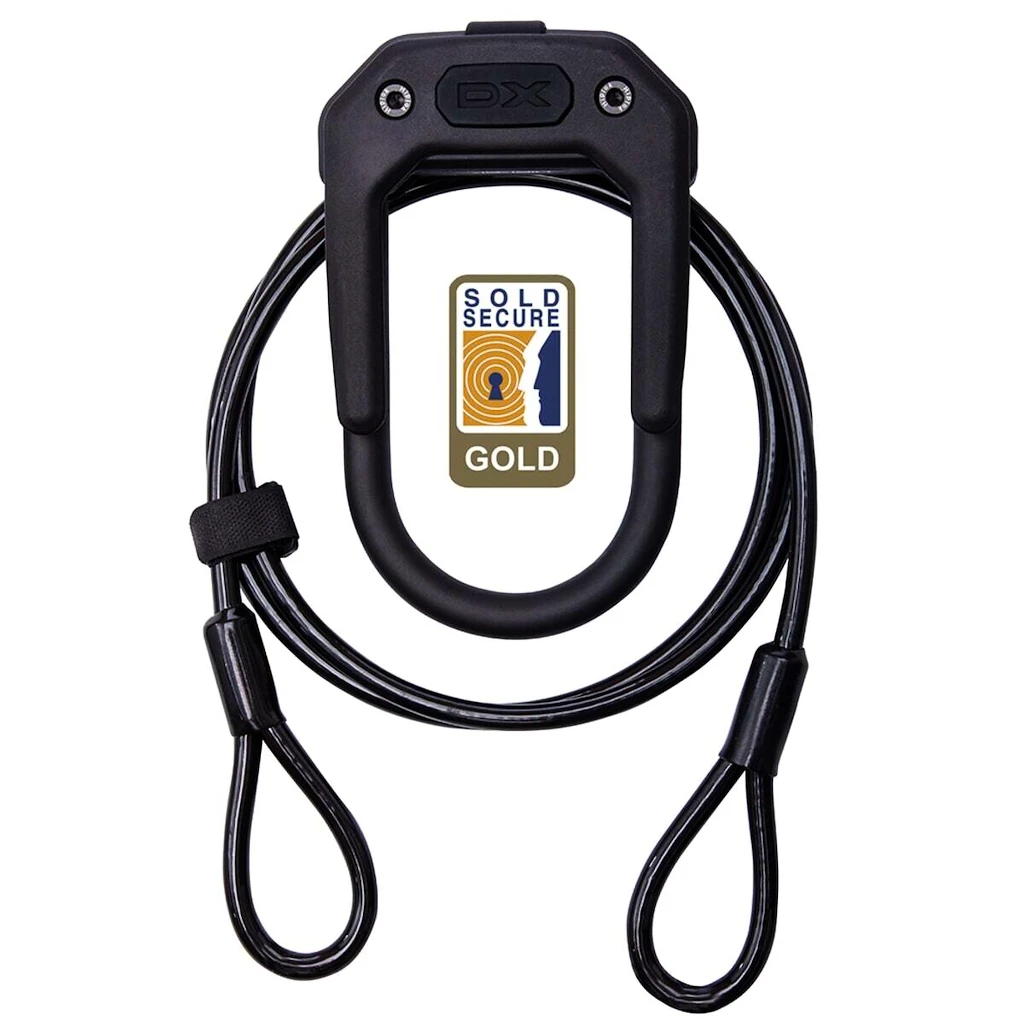 Fietsslot Hiplok  D-Lock Dx Plus All Black With 2M Cable (Dxp1Ab)