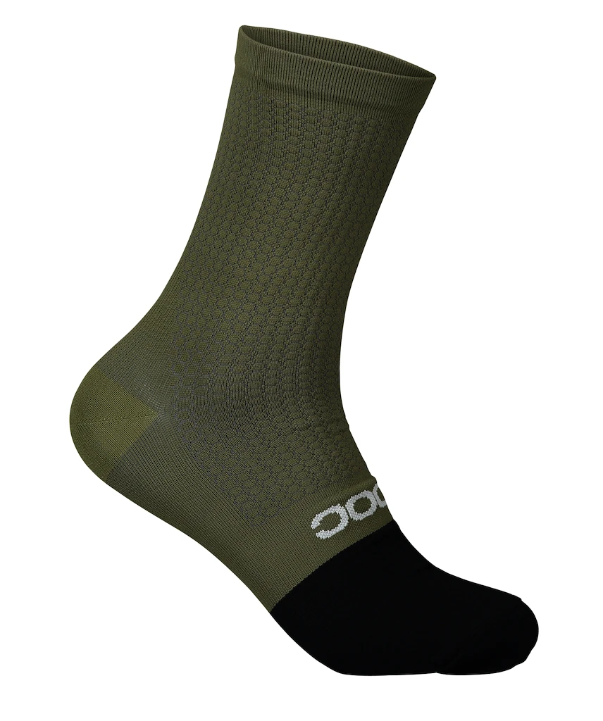 Fietssokken POC  Flair Mid Epidote Green/Uranium Black