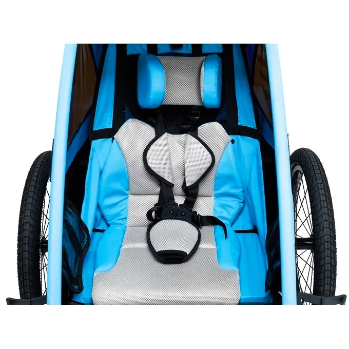 Fietstrailer TaXXi S'Cool Kids Elite one Blue
