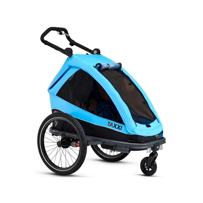 Fietstrailer TaXXi S'Cool Kids Elite one Blue